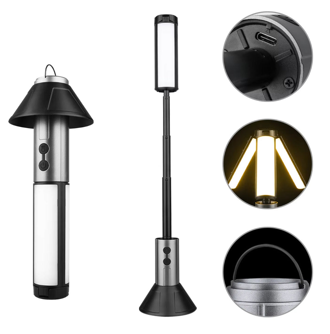 Multi Camping light & torch 2in1