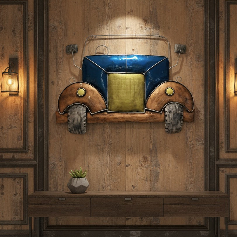 Jeep - decor of hanging in wall