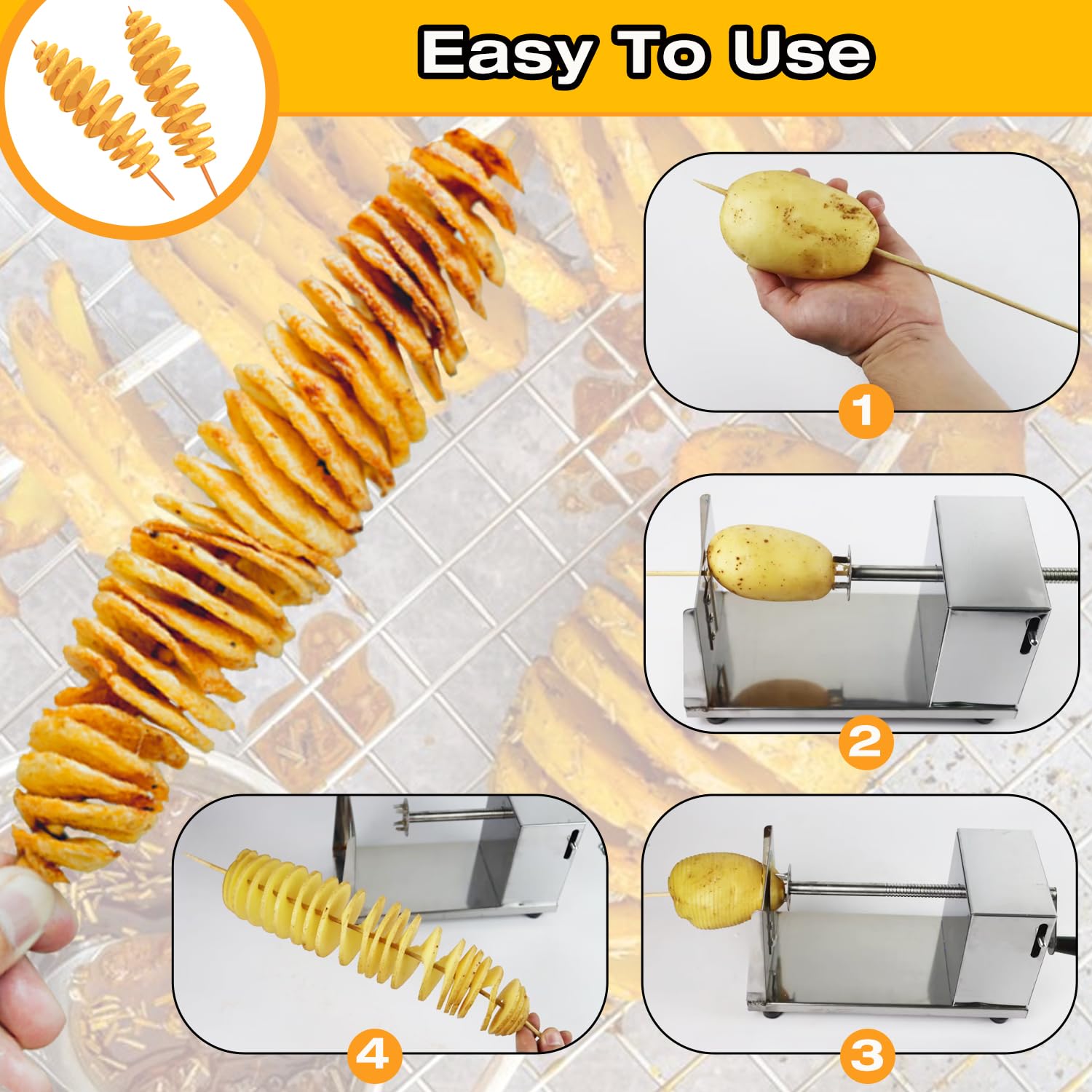 Spring slicer stainless steel