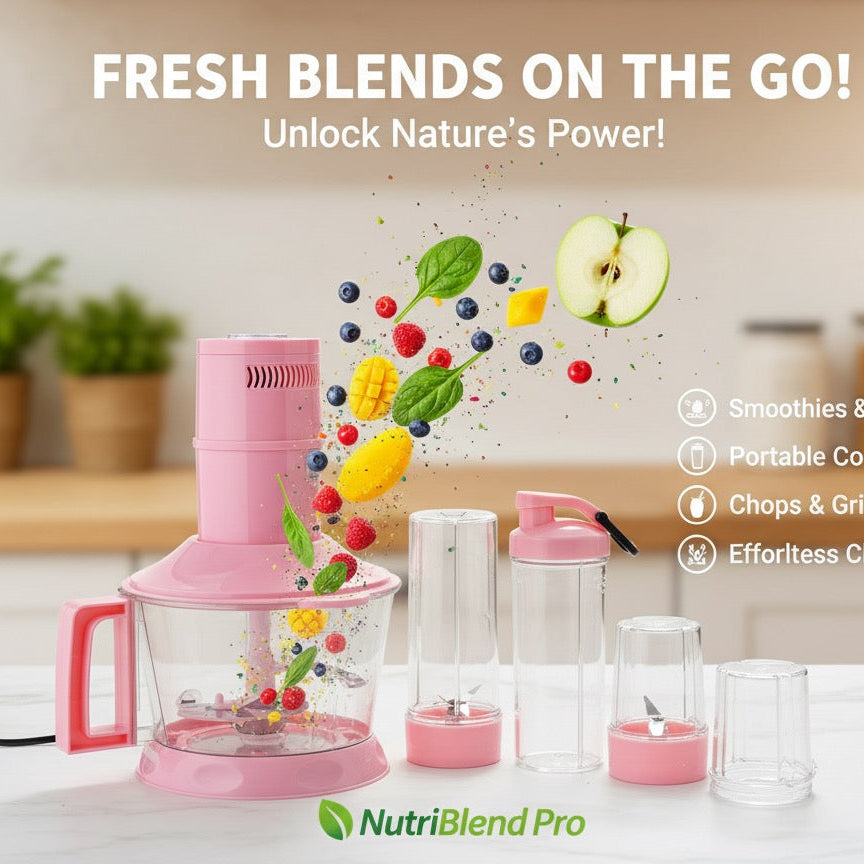 5in1 food processor blender grinder