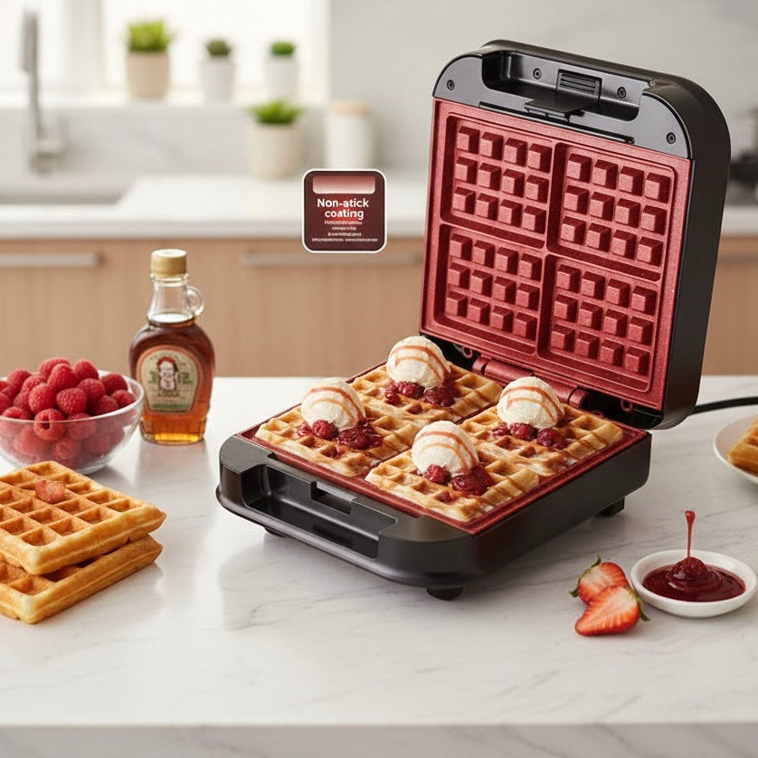 Electric waffle machine