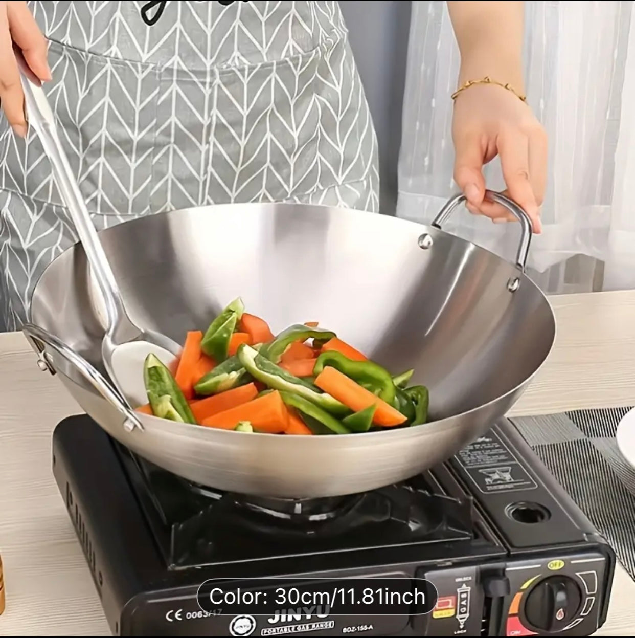 Wok pan aluminum